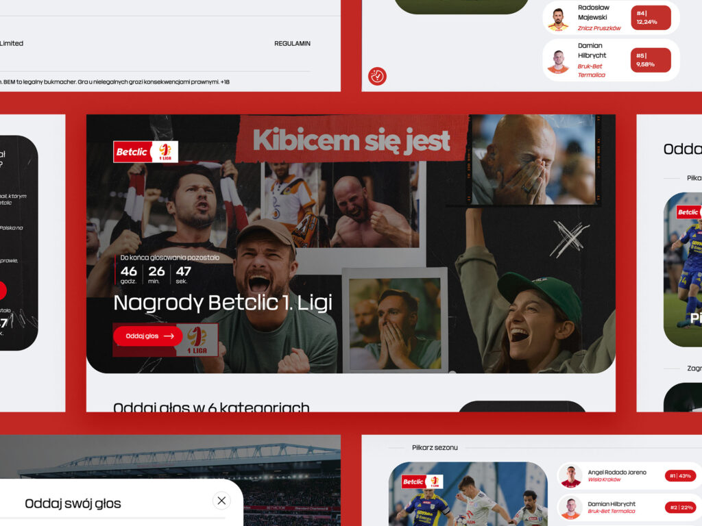 NagrodyBetclic.pl – dedykowana platforma głosowania dla kibiców Betclic 1 Ligi