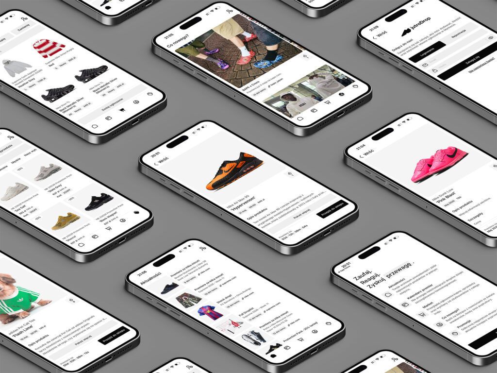 Jak stworzyliśmy aplikację mobilną dla społeczności sneakersów, streetwearu i limitowanych dropów
