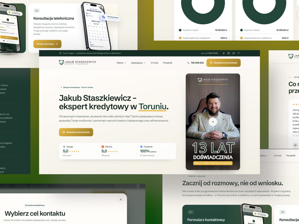 Strona internetowa, kalkulatory i CRM, czyli jak połączyliśmy technologię ze sprzedażą usług kredytowych