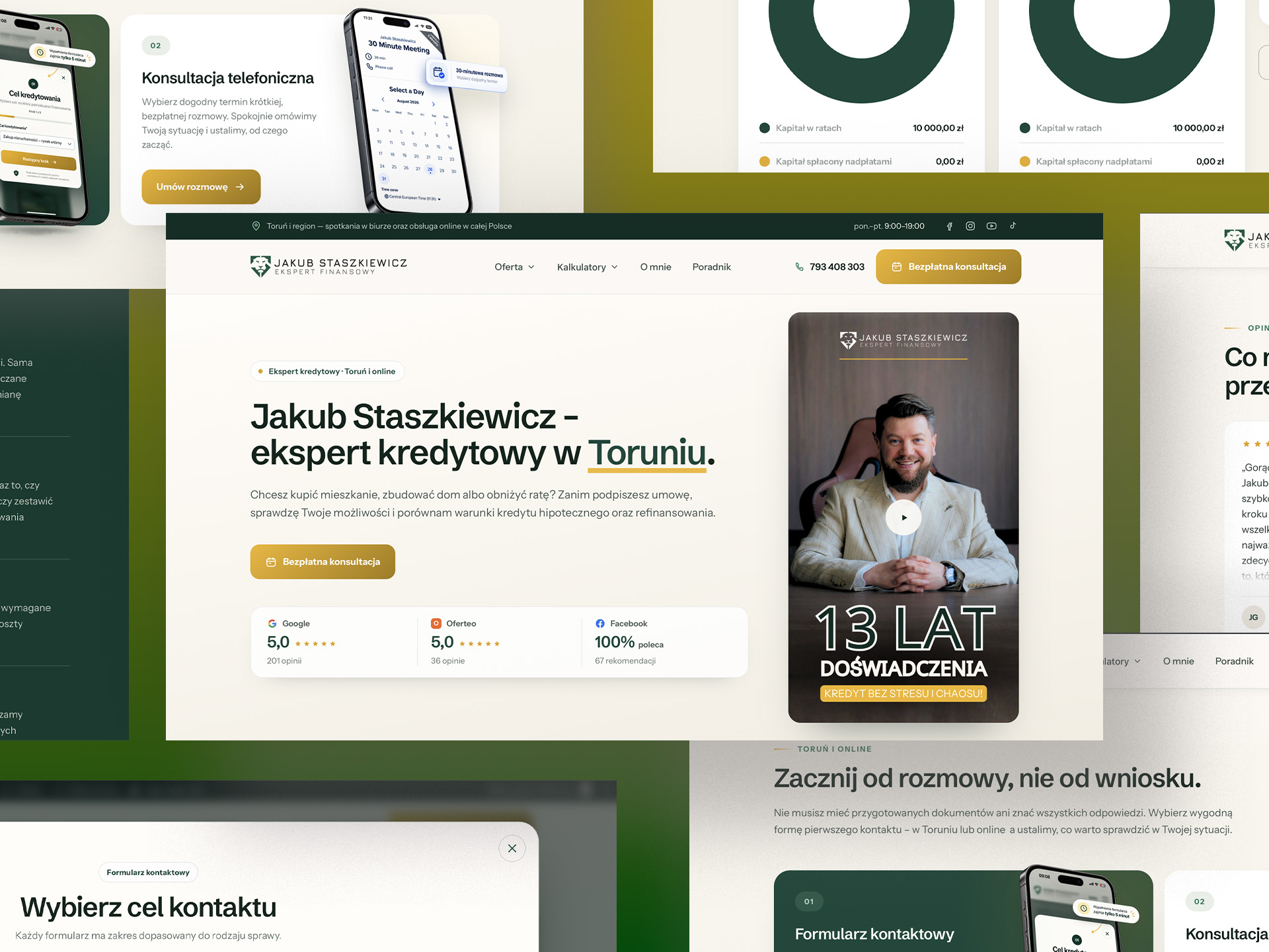 Strona internetowa wykonana dla Eksperta finansowego Jakuba Staszkiewicza przez Hypercon.pl